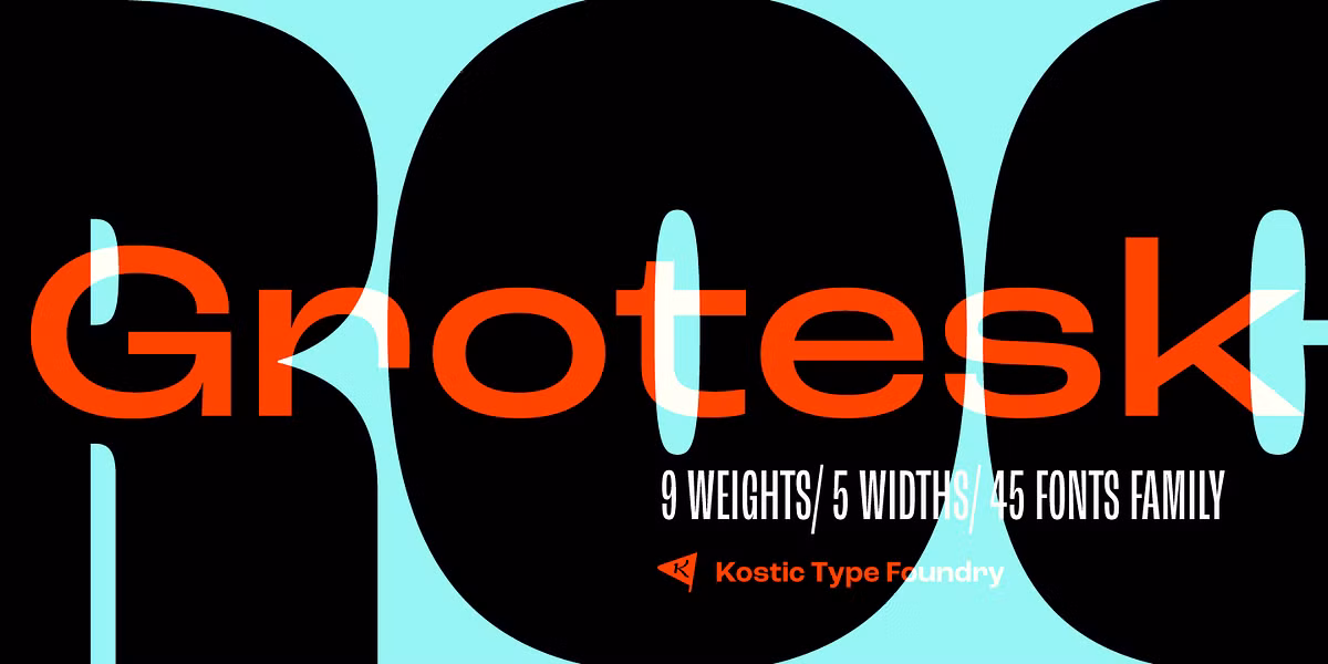 Roc Grotesk font specimen